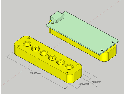raspi pico Lego mounter imaicom 3d print model - Mito3D