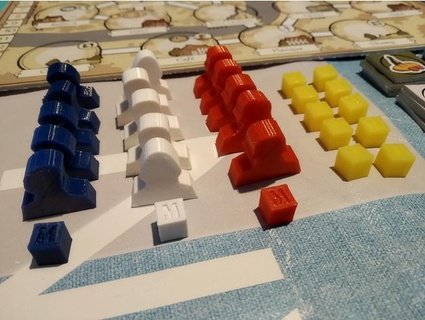 macchia tavola gioco pnp meeples lokiki56 cubo 3d print model - Mito3D
