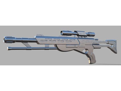 masa m 97 víbora moradohazey cosplay apuntalar arma juego accesorios efecto masivo ciencia ficción francotirador rifle vídeo 3d print model - Mito3D