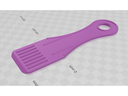 rounded resin scraper ulmeck printer spatula tool 3d print model - Mito3D