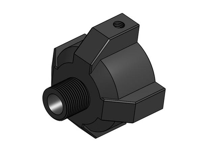 cm16 raider grip barrel support pbrickwood 3d print model - Mito3D
