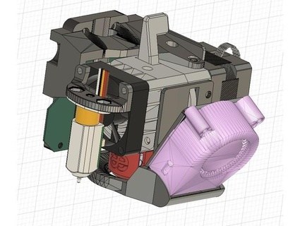 biqu h2 completo kit b1 solteiro 4020 ventilador v21 dastivi 3d print model - Mito3D