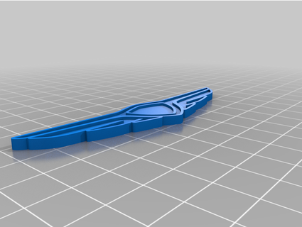 wings keychain cheehos 3d print model - Mito3D