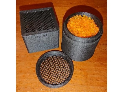 sílice gel contenedores empaparse Ingenieria caja seca filamento caso funda envase almacenamiento 3d print model - Mito3D
