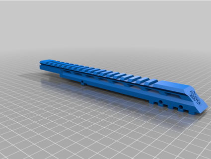 m14 picatinny rail optique monter supermichon airsoft 3d print model - Mito3D