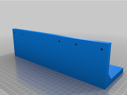 ryobi nail gun holder whitelex wall mount 3d print model - Mito3D