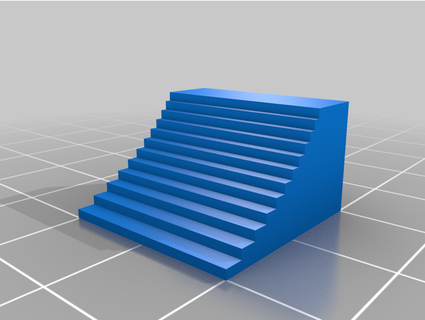teste escadas 1mm passos loricgarde ender 3 3d print model - Mito3D