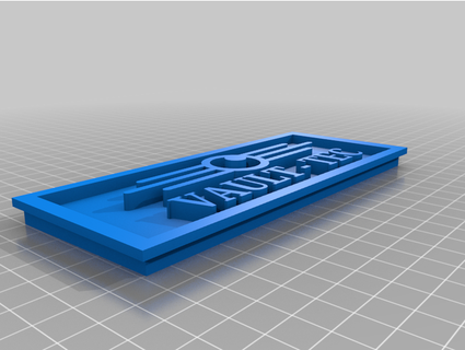vault tec eklemek vahşi araları açılmak 3d print model - Mito3D