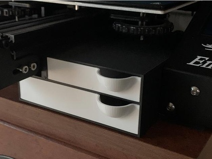 creality ender 3 pro dual drawer pseudostud 3d print model - Mito3D