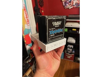 colecovision cartridge holder miketage coleco retrogaming video games 3d print model - Mito3D