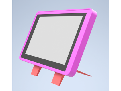 raspberry pi 4 - 7 inch touch screen enclosure mechaustin 3d print model - Mito3D
