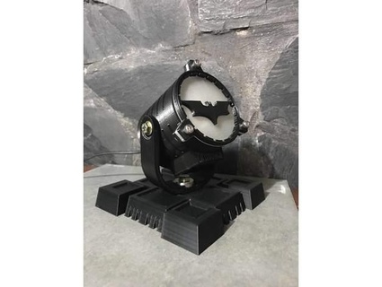 Schläger Signal Nacht Licht lungarelli Batman Symbol Superheld 3d print model - Mito3D