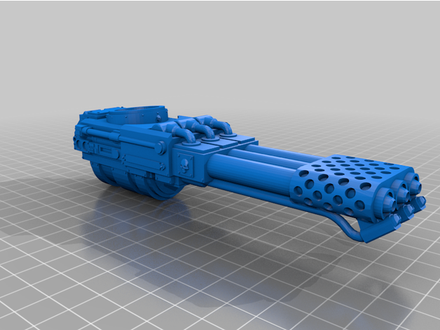 battlefight dog flamethrower diamond 40k 3D print model - Mito3D