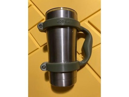 20 oz cup handle left handed grubbsmc 3d print model - Mito3D