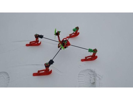 komisches Herumtreiber ding zustimmen gerdfranz Terrain Asphalt treiben Drohne Rennen fpv Rennfahrer Eis Miniquad Quad Sand schnee Ski Schleudern Skidoo Schnee Wasser 3d print model - Mito3D