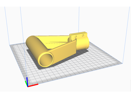shovel handle xknoopi schaufel schaufelgrif 3d print model - Mito3D