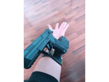 airsoft g17 armoirier guenther condamner accessoires cyma g18c 3d print model - Mito3D