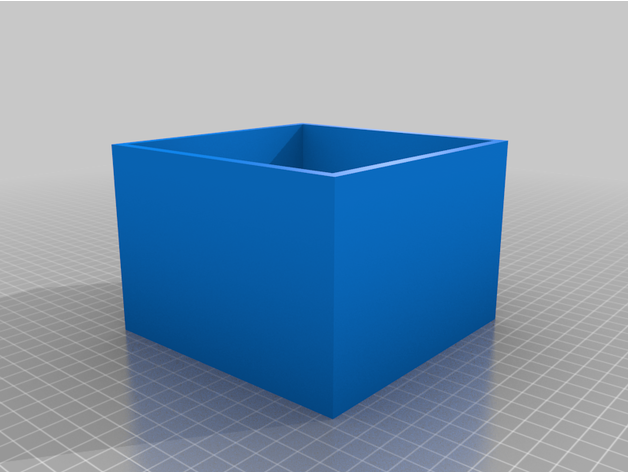 simple storage box berti2k 130mm 3D print model - Mito3D