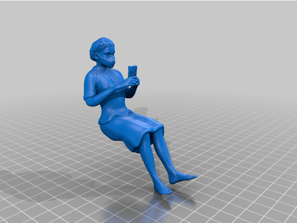 bernna 3d ko 3dmodel printing female figure girl lady 3d print model - Mito3D