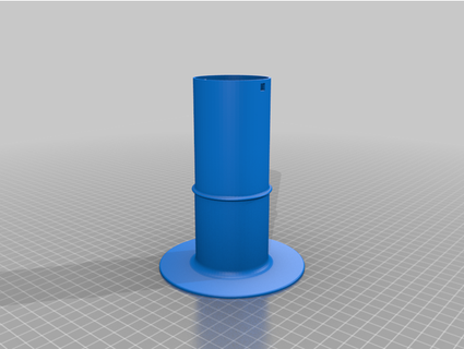 filament spool holder + pin adventurer 3 aaronbuckett 3d print model - Mito3D