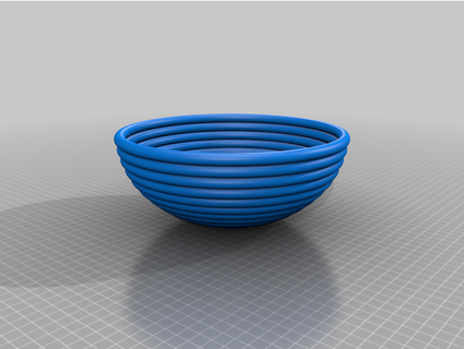banneton basket smooth exterior zerocorebeta 3d print model - Mito3D