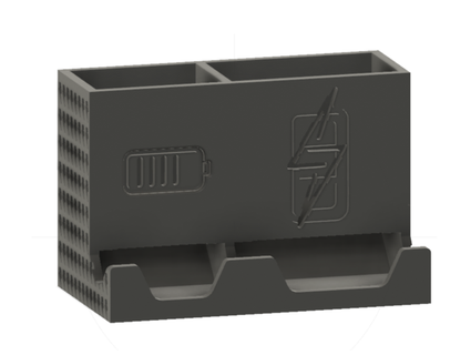 battery tray janmagga 18650 case aa batter aaa 3d print model - Mito3D
