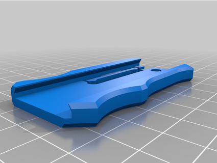 garra faca melhorado plastitech lâmina cortar remixar Utilitário 3d print model - Mito3D