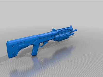 m90 fusil pompe Halo 3 aguilarworkshop cosplay soutenir 3d print model - Mito3D
