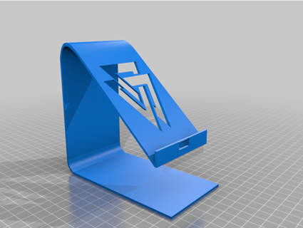 triangle illusion phone stand fauxpewdipie iphone smartphone 3d print model - Mito3D