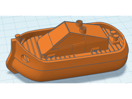 tesla camión barco kovabunch juego juguete 3d print model - Mito3D