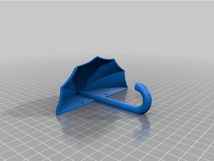 umbrella hook stronger spark3dprinting mount wall 3d print model - Mito3D