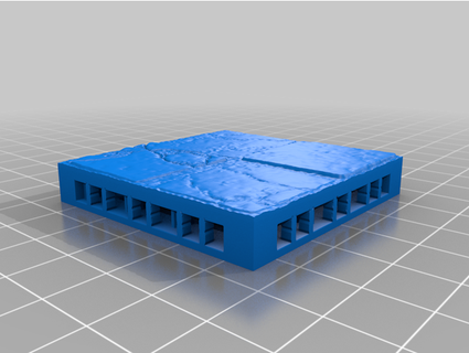 masmorra azulejos aleatória padrões openlock mitrallia dnd 3d print model - Mito3D