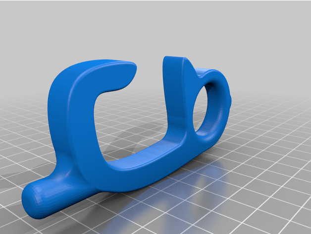 non-touch rombuk design covid-19 touch 3D print model - Mito3D