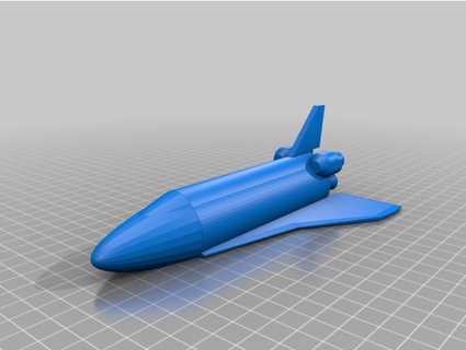 space shuttle endeavor lil posty 3d print model - Mito3D
