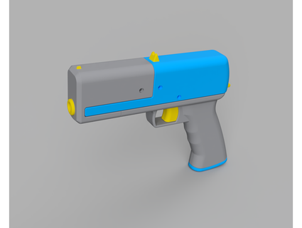 pistolet affidabile tipo prusa gomma cancellare gruppo musicale giocattolo 3d print model - Mito3D