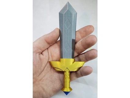 Koholint kılıç bağlantı uyanış değiştirmek yemek tasarımı efsane Zelda bağlantılar nintendo 3d print model - Mito3D