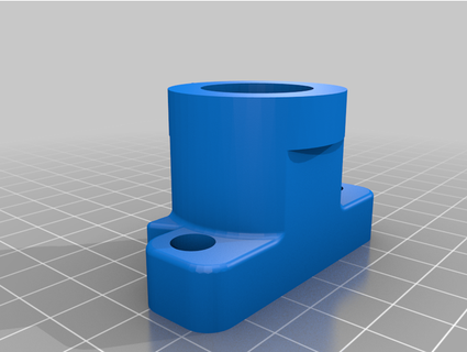 mini tornio attraversare diapositiva montare aumento paulbarnard lathe minilathe 3d print model - Mito3D
