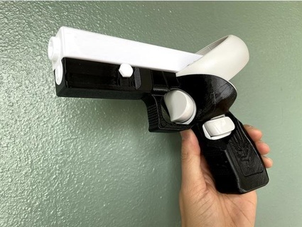 mastigável glk 17 q1 óculo busca 1 vr pistola firmeza glock virtual realidade fone ouvido 3d print model - Mito3D