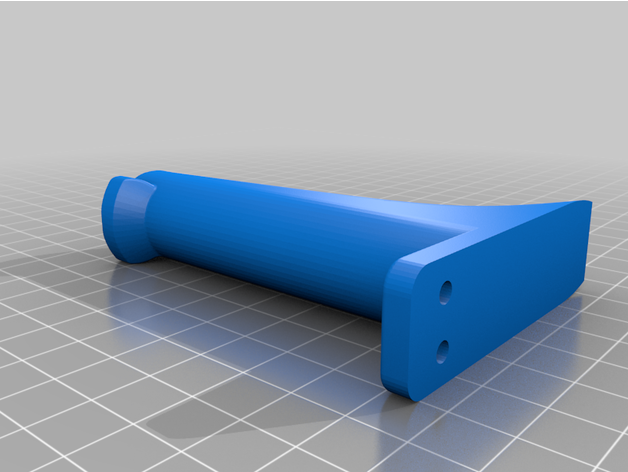 spool wall mount guppy96 filament holder 3D print model - Mito3D