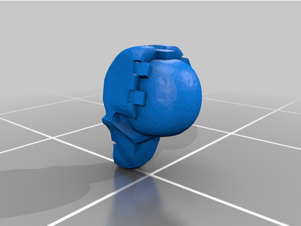 marca muerte cabezas mazmorra cubos 3d print model - Mito3D
