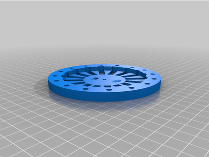 lego compatible flywheel hydrafox683 3d print model - Mito3D