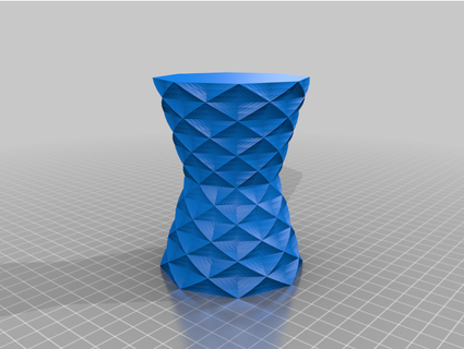 twisted vase collection gizmo bowen flower pencil holder mode 3d print model - Mito3D