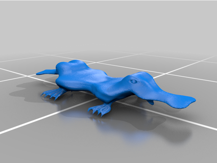 flatypus - live designed stream thejenna 3d print model - Mito3D