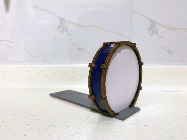 drum bookend kotf95 book drums 3D print model - Mito3D