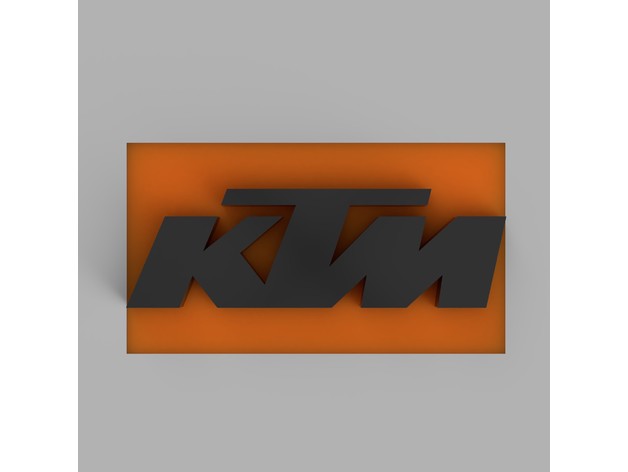 ktm logotipo marco0020 3D print model - Mito3D