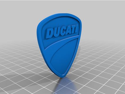 ducati logotipo marco0020 3d print model - Mito3D