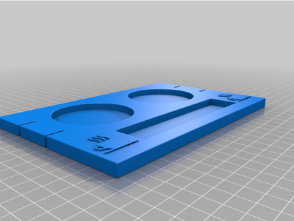 rancilio silvia base cassetto organizzatore forico 3d print model - Mito3D