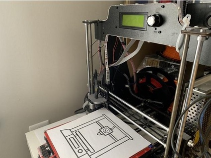 3d yazıcı 2d plotter çizim makine 3d print model - Mito3D
