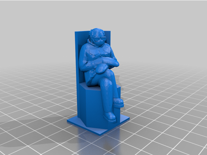 Bernie chaise 39 cool 3d print model - Mito3D