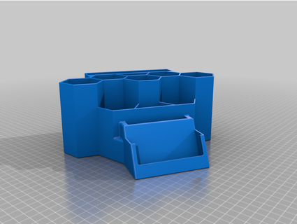 desk organizer sticky v5 dbfrompw 3d print model - Mito3D